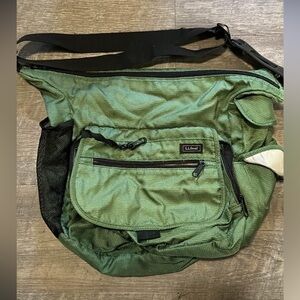 L.L. Bean Side Carry Green Bag